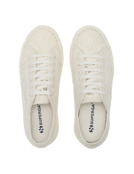 Superga sneaker platform in pizzo 2740 Platform Pizzo Macrame [b8f4ab20]