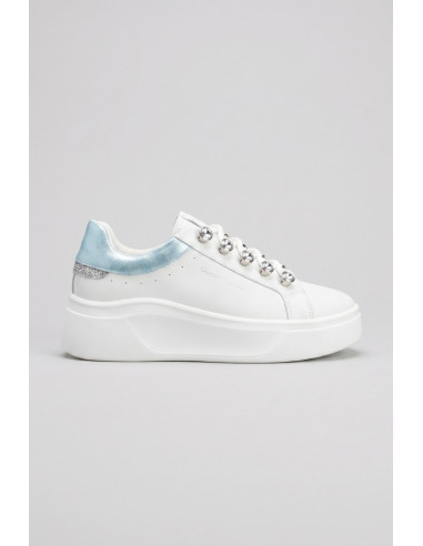 Queen Helena sneaker platform con dettaglio gioiello X34-11 [11d927ba]