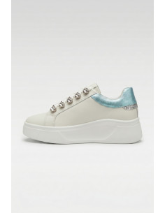 Queen Helena sneaker platform con dettaglio gioiello X34-11 [11d927ba] 2