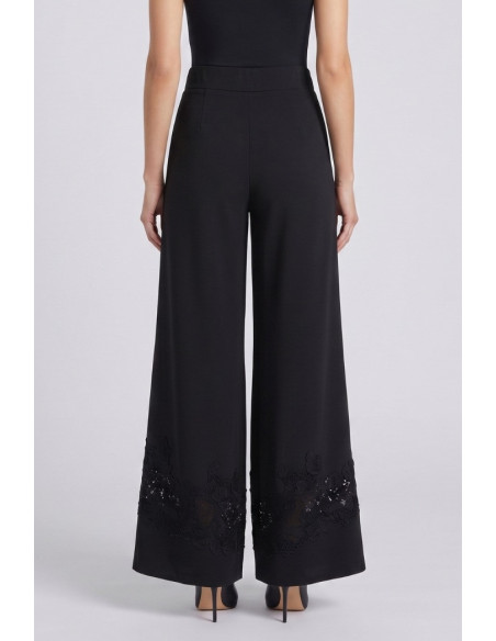 PDK pantalone ampio con dettaglio in pizzo 3297P4611 [11edc613]