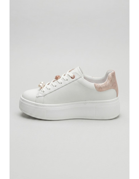 Queen Helena sneaker platform con dettaglio gioiello X34-13 [e6d85053]