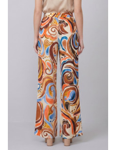 Celye pantalone a fantasia in viscosa SS26C0648 [a467055d] 2