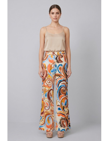 Celye pantalone a fantasia in viscosa SS26C0648 [ca5c8754]