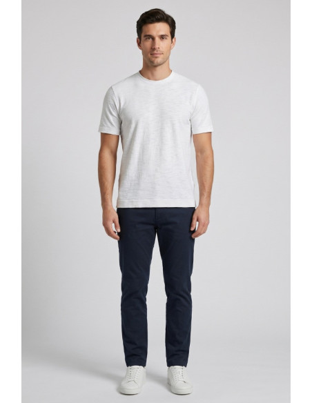 Markup t-shirt girocollo in misto lino e cotone MK1900015 [a252f5ae]