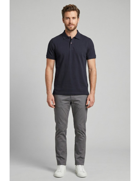 Guy polo in piquet di cotone Cabrio716n-pc M49901 [afff18ae]