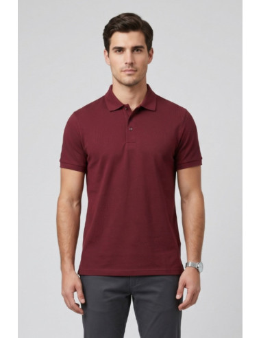 Guy polo in piquet di cotone Cabrio716n-pc M49901 [4831f3a5]