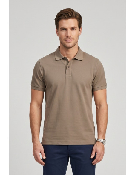 Guy polo in piquet di cotone Cabrio716n-pc M49901 [03d88d4a]