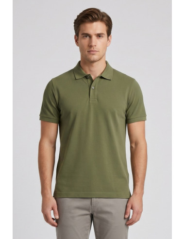Guy polo in piquet di cotone Cabrio716n-pc M49901 [3bbc4844]