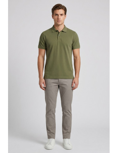 Guy polo in piquet di cotone Cabrio716n-pc M49901 [5587ca4d]