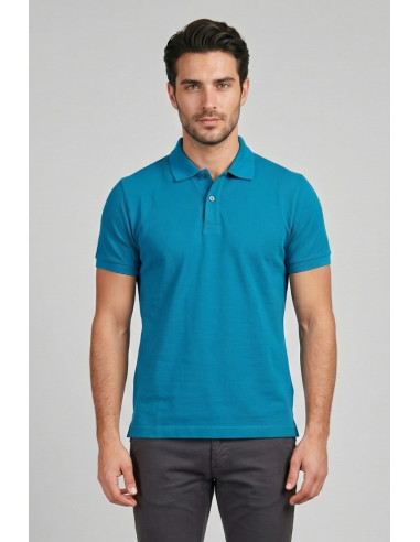 Guy polo in piquet di cotone Cabrio716n-pc M49901 [3126a7ed]