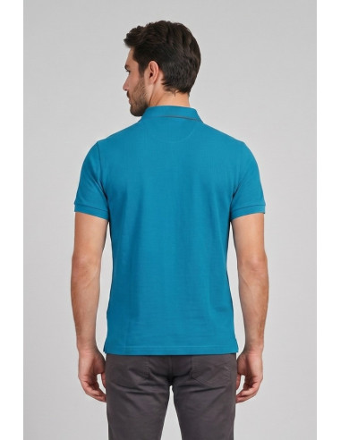 Guy polo in piquet di cotone Cabrio716n-pc M49901 [e800e4e0]