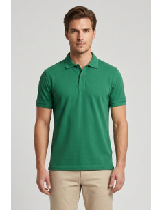 Guy polo in piquet di cotone Cabrio716n-pc M49901 [d86d6623]