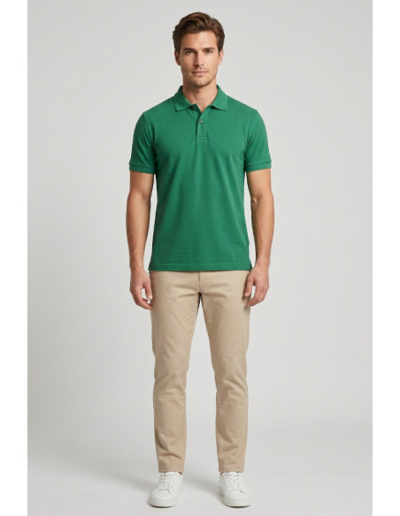 Guy polo in piquet di cotone Cabrio716n-pc M49901 [b656e42a]