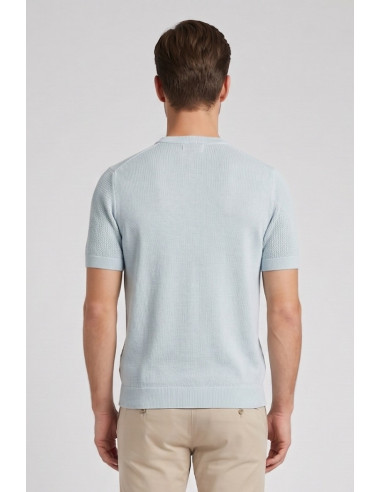 Markup maglia girocollo in misto lino e cotone MK1900017 [244b0f1b]