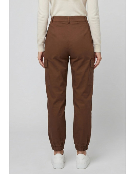 PDK pantalone in misto cotone stretch con tasconi 056872 [291fa5ab]