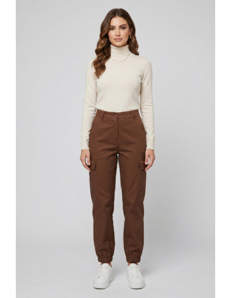 PDK pantalone in misto cotone stretch con tasconi 056872 [9e0264af]