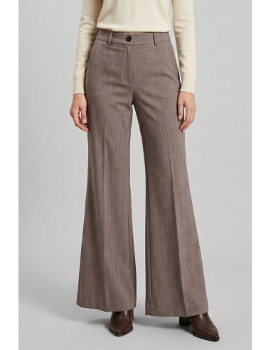 PDK pantalone flare in poliviscosa stretch 056884 [981b3ee7]