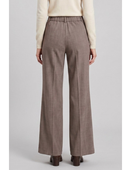 PDK pantalone flare in poliviscosa stretch 056884 [413d7dea]