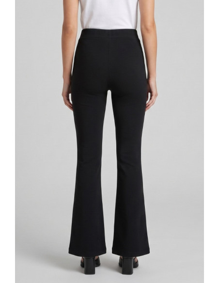 PDK pantalone flare fit con elastico in vita 057045 [89d54e64]