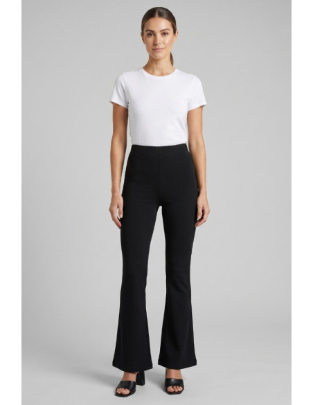 PDK pantalone flare fit con elastico in vita 057045 [3ec88f60]