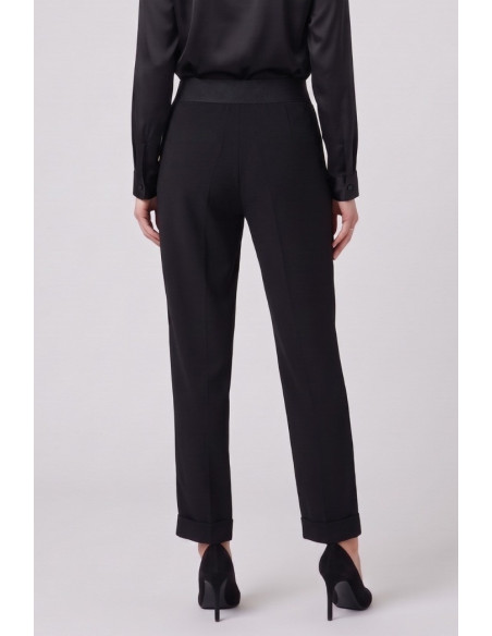 Celye pantalone in viscosa con elastico dietro SS26C0681 [1a73a5b5]