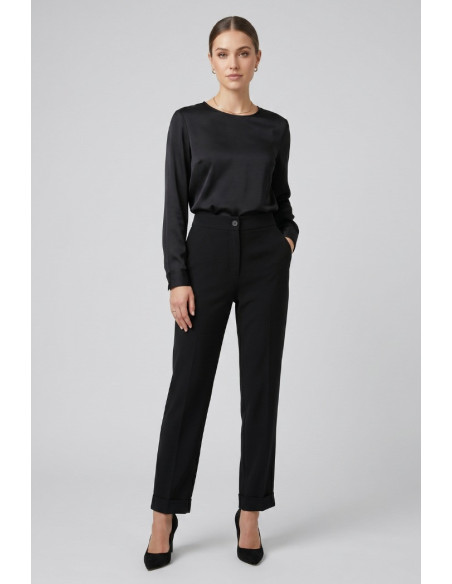 Celye pantalone in viscosa con elastico dietro SS26C0681 [ad6e64b1]