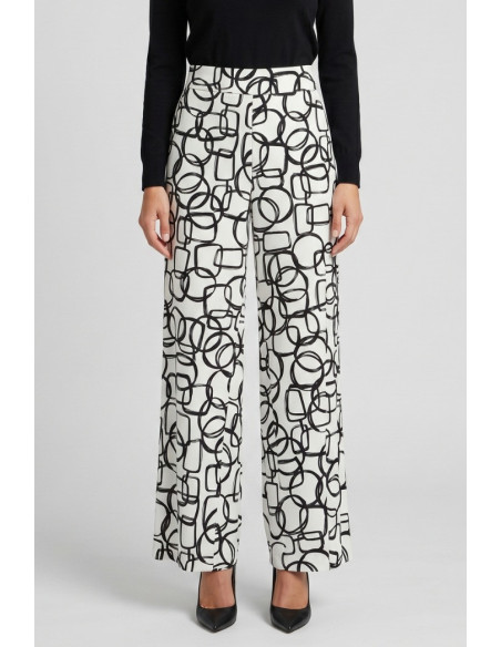 Celye pantalone palazzo a fantasia SS26CE0095 [905a762f]