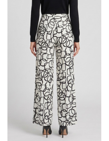 Celye pantalone palazzo a fantasia SS26CE0095 [497c3522]