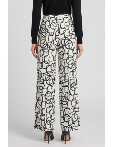 Celye pantalone palazzo a fantasia SS26CE0095 [497c3522]