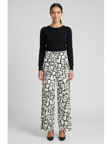 Celye pantalone palazzo a fantasia SS26CE0095 [fe61f426]