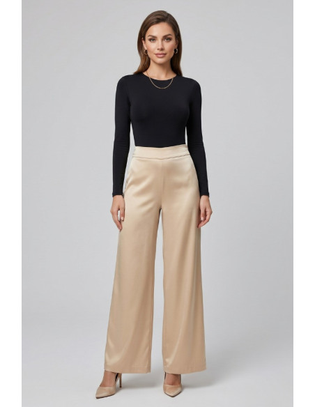 Celye pantalone palazzo in raso SS26CE0078 [b2958b6e]