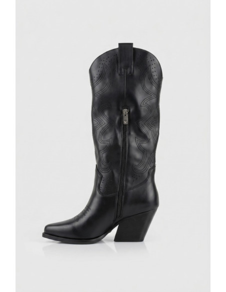 Queen Helena stivale con zip laterale X28-100 [d896ab47]