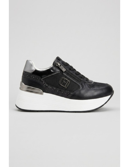 Queen Helena sneaker platform con zip X34-24 [d1f458c9]