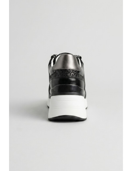 Queen Helena sneaker platform con zip X34-24 [ba9f9dde]