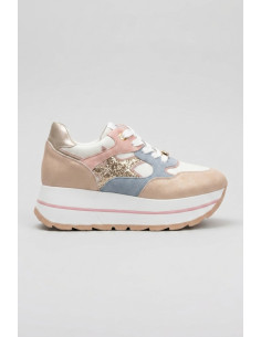 Queen Helena sneaker platform in ecopelle X34-25 [de4e627d]