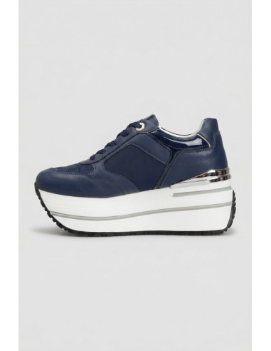 Queen Helena sneaker platform in ecopelle X34-49 [58959c13]