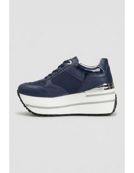 Queen Helena sneaker platform in ecopelle X34-49 [58959c13]