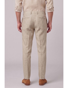 Markup pantalone con laccio in lino MK15109 [3b929701] 2