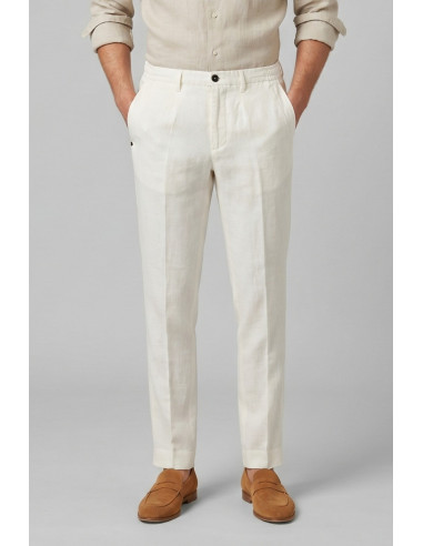 Markup pantalone con laccio in lino MK15109 [1f443008]
