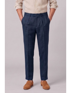Markup pantalone con laccio in lino MK15109 [845a8a0e]