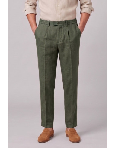 Markup pantalone con laccio in lino MK15109 [7e2258ed]