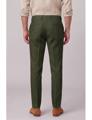 Markup pantalone con laccio in lino MK15109 [a7041be0]