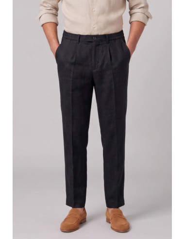 Markup pantalone con laccio in lino MK15109 [34468884]