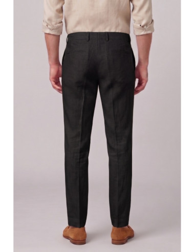Markup pantalone con laccio in lino MK15109 [ed60cb89]