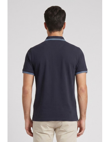 Guy polo in piquet di cotone Cabrio717t-pc M49902 [752954fb]