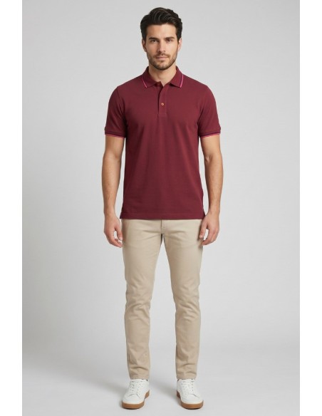 Guy polo in piquet di cotone Cabrio717t-pc M49902 [4bc1fcfd]