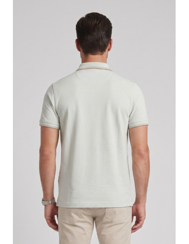 Guy polo in piquet di cotone Cabrio717t-pc M49902 [b0e447bf]