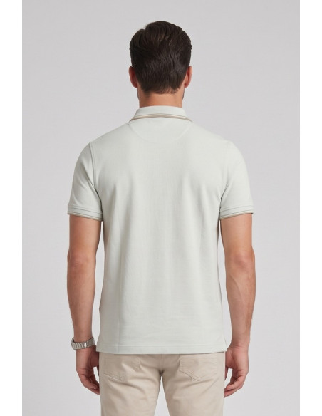 Guy polo in piquet di cotone Cabrio717t-pc M49902 [b0e447bf]