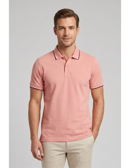 Guy polo in piquet di cotone Cabrio717t-pc M49902 [ef70593a]