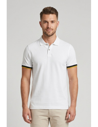 Guy polo in piquet di cotone Cabrio902x-pc M49904 [4f1c85eb]